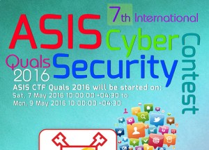 هفتمین دوره‌ی مسابقات بین‌المللی امنیت سایبری ASIS